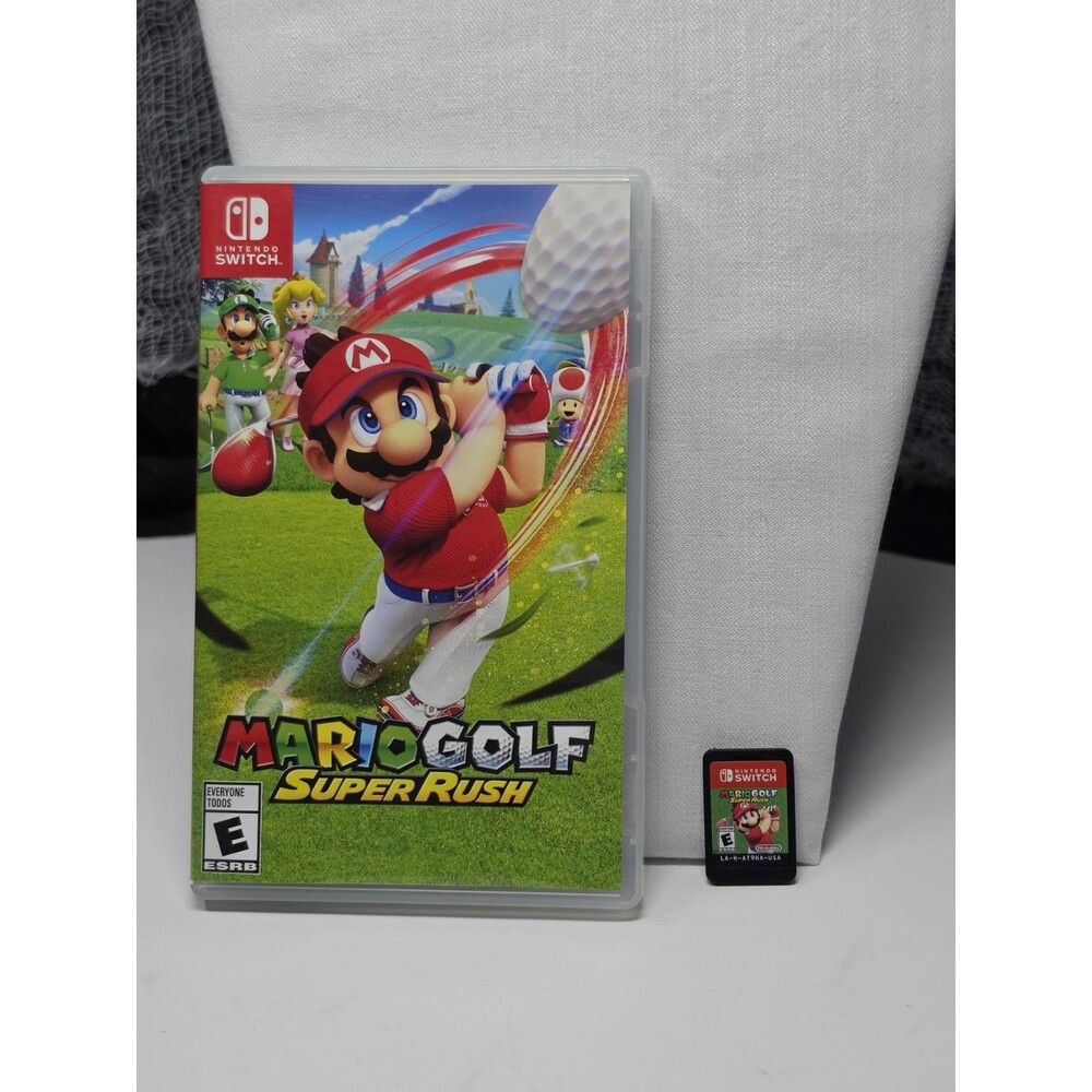 Mario Golf : Super Rush Game With Case- Nintendo Switch Rated E